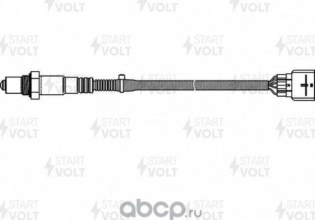Лямбда-зонд (кислородный датчик) StartVOLT для Renault Fluence I 2013-2017. Артикул VS-OS 0926