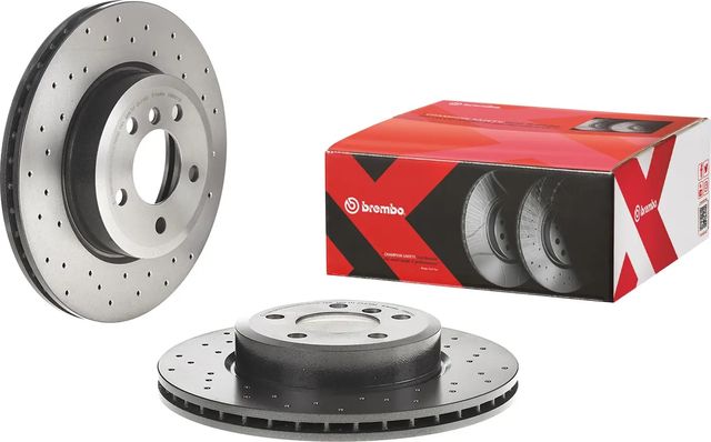 Тормозной диск Brembo XTRA передний для BMW X3 I (E83) 2003-2011. Артикул 09.9581.1X