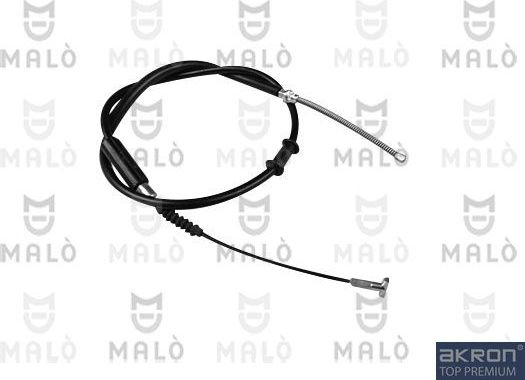 Трос ручника (тросик ручного тормоза) Malò. Артикул 21302