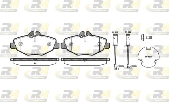 Тормозные колодки RoadHouse. Артикул 2990.02