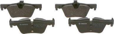 Тормозные колодки Bosch (Low-Metallic) задние для BMW 2 F22 2013-2021. Артикул 0 986 494 554