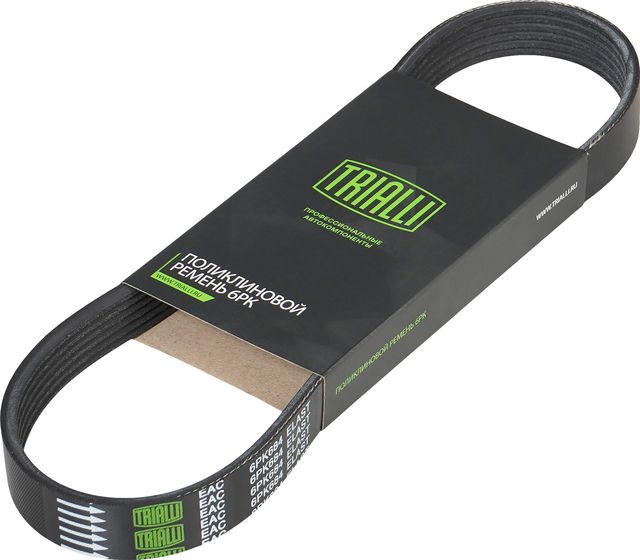 Приводной ремень поликлиновой Trialli (EPDM (Этилен-пропиленовый каучук)). Артикул 6PK684E