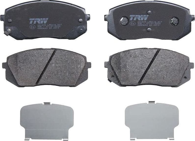 Тормозные колодки TRW. Артикул GDB3640
