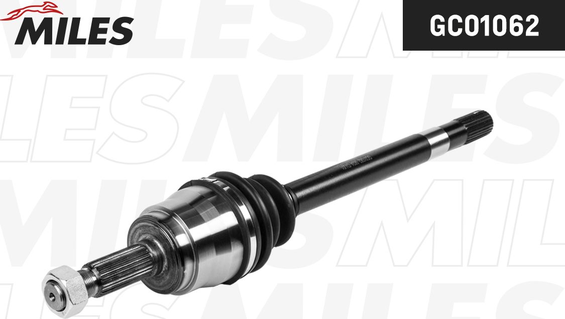 Полуось (привод в сборе, приводной вал) Miles. Артикул GC01062