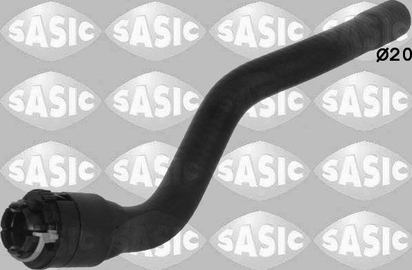 Патрубок радиатора (системы охлаждения) Sasic для Opel Zafira B 2005-2012. Артикул 3406130