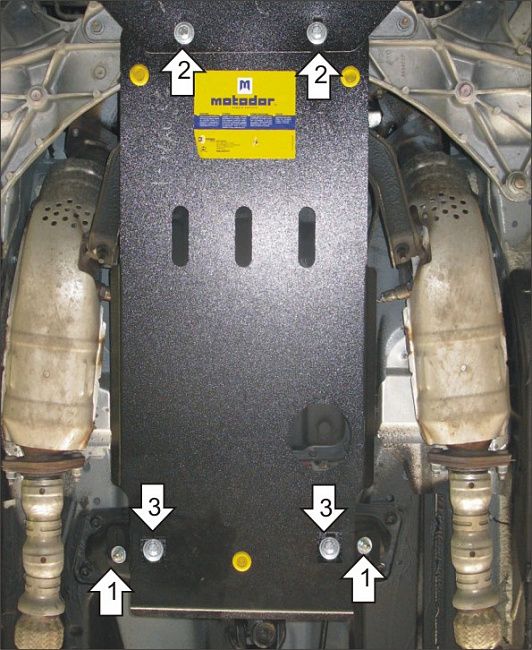 Защита Мотодор для КПП Infiniti M 25 2010-2026. Артикул 08004