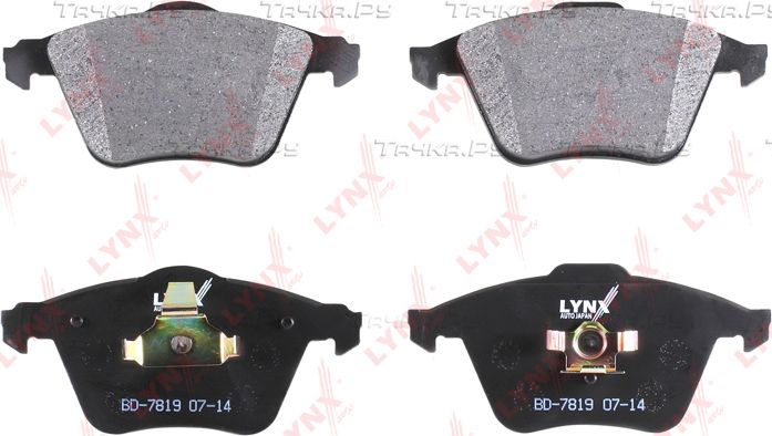 Тормозные колодки LYNXauto для Volvo C70 II 2006-2013. Артикул BD-7819