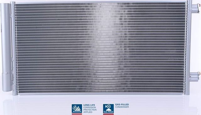 Радиатор кондиционера (конденсатор) Nissens (алюминий) для Fiat 500X I 2014-2026. Артикул 940678