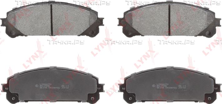 Тормозные колодки LYNXauto передние для Lexus RX III 2008-2015. Артикул BD-7596