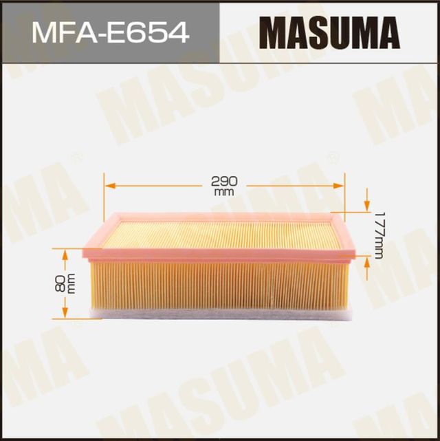 Воздушный фильтр Masuma. Артикул MFA-E654