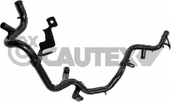 Патрубок радиатора (системы охлаждения) Cautex. Артикул 757186