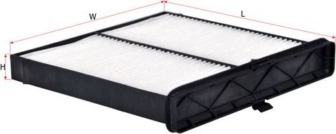 Салонный фильтр Sakura. Артикул CA-17180