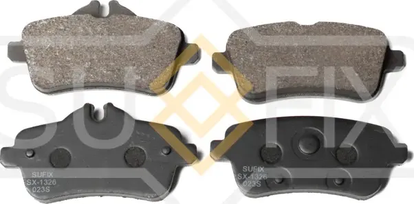 Колодки тормозные задние (Sufix). Артикул SX1326