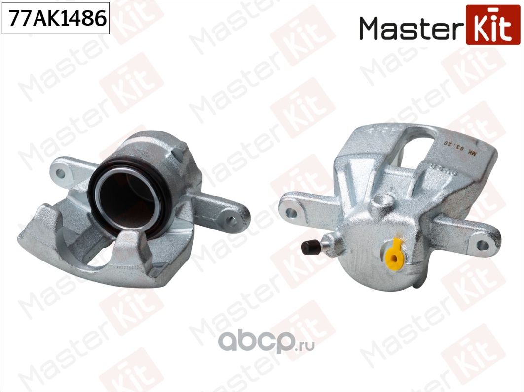 77AK1486 Тормозной суппорт перед.  лев. Renault DUSTER 2010 -  LOGAN 2009 -  CAPTUR (J5_  H5_) 2013 (Master KIT). Артикул 77ak1486