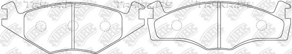Тормозные колодки NiBK передние для Volkswagen Golf III 1991-1997. Артикул PN2121