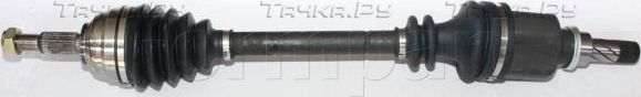 Полуось (привод в сборе, приводной вал) Formpart передняя левая для Renault Kangoo II 2008-2026. Артикул 22380048/S