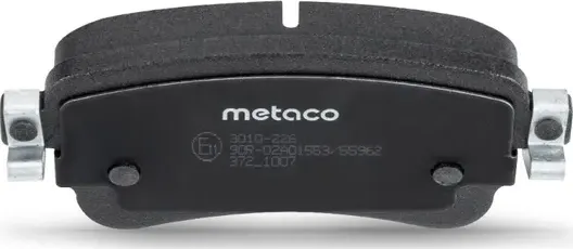 Колодки тормозные задние дисковые к-кт (Metaco). Артикул 3010226