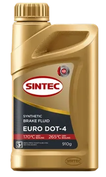 Жидкость тормозная Sintec Euro DOT-4 910г Sintec. Артикул 800736