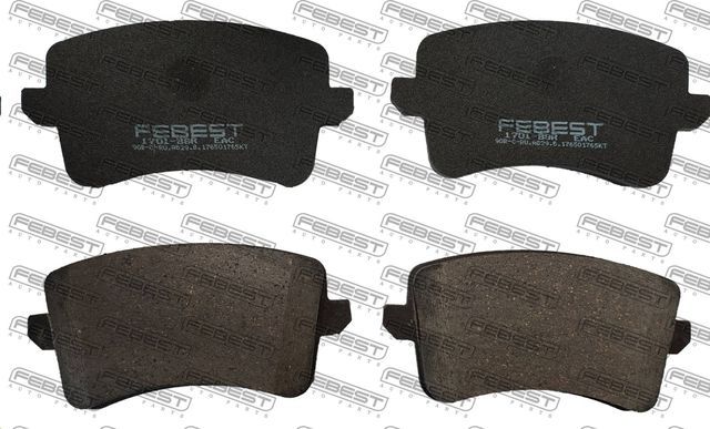 Тормозные колодки Febest задние для Audi S5 I (8T) 2008-2016. Артикул 1701-B8R