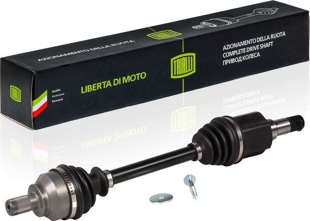 Полуось (привод в сборе, приводной вал) Trialli передняя левая для Volvo V50 I 2006-2012. Артикул AR 1007