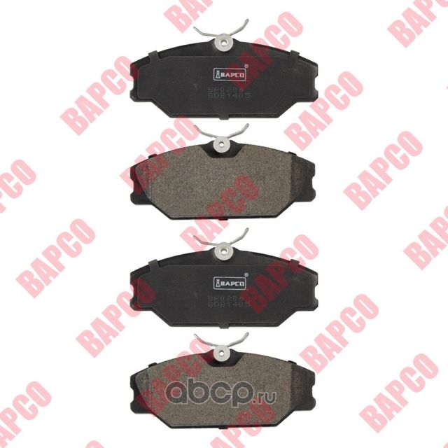 Колодки тормозные дисковые пер. RENAULT CLIO II, LAGUNA I, MEGANE I, S (Bapco) Bapco. Артикул BP0206