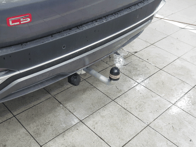 Фаркоп Мотодор для Omoda C5 2022-2024. Оцинкованный шар. Артикул 99012-A