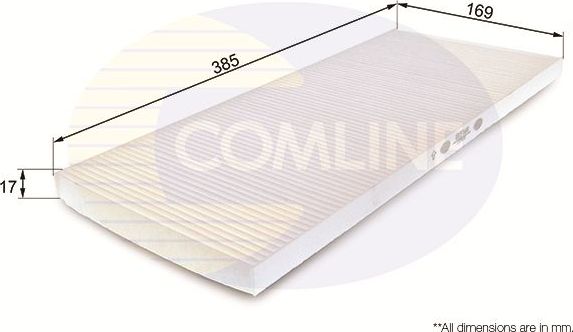 Салонный фильтр Comline для Fiat Tipo 160 1987-1995. Артикул EKF168