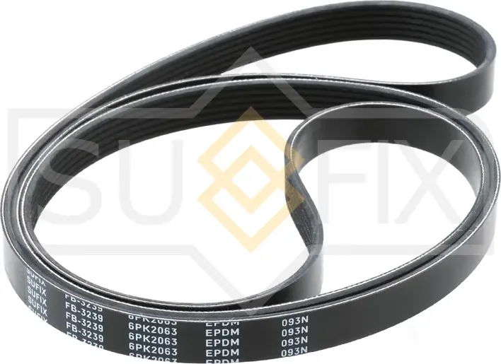 Ремень поликлиновый 6PK2063 (Sufix). Артикул FB-3239