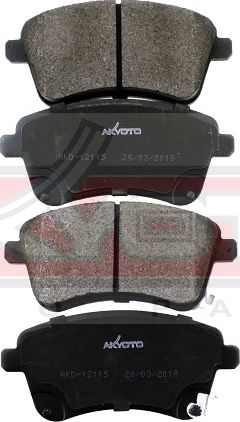 Тормозные колодки Akyoto Packing AKYOTO. Артикул AKD-12115