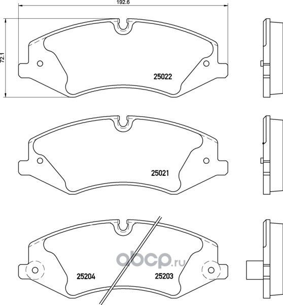 PC Pads (Textar). Артикул 2502203