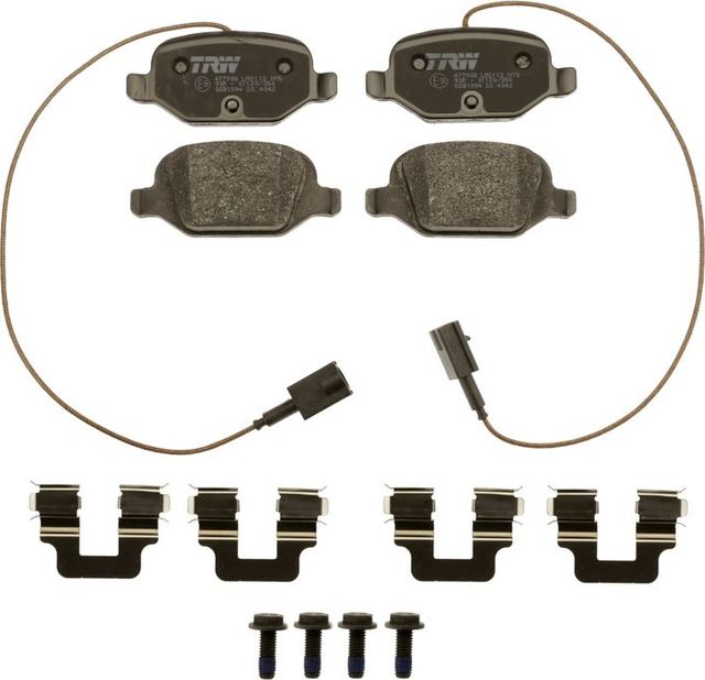 Тормозные колодки TRW задние для Fiat 500 II 2007-2026. Артикул GDB1894