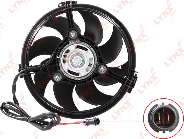 Вентилятор радиатора двигателя LYNXauto. Артикул RF-1157