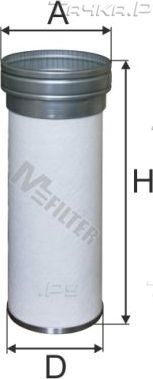 Воздушный фильтр MFilter для Volvo  FM12 1999-2001. Артикул A 579/1