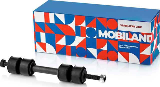 Стойка (тяга) стабилизатора Mobiland передняя для Daewoo Lanos 1997-2008. Артикул 127101160