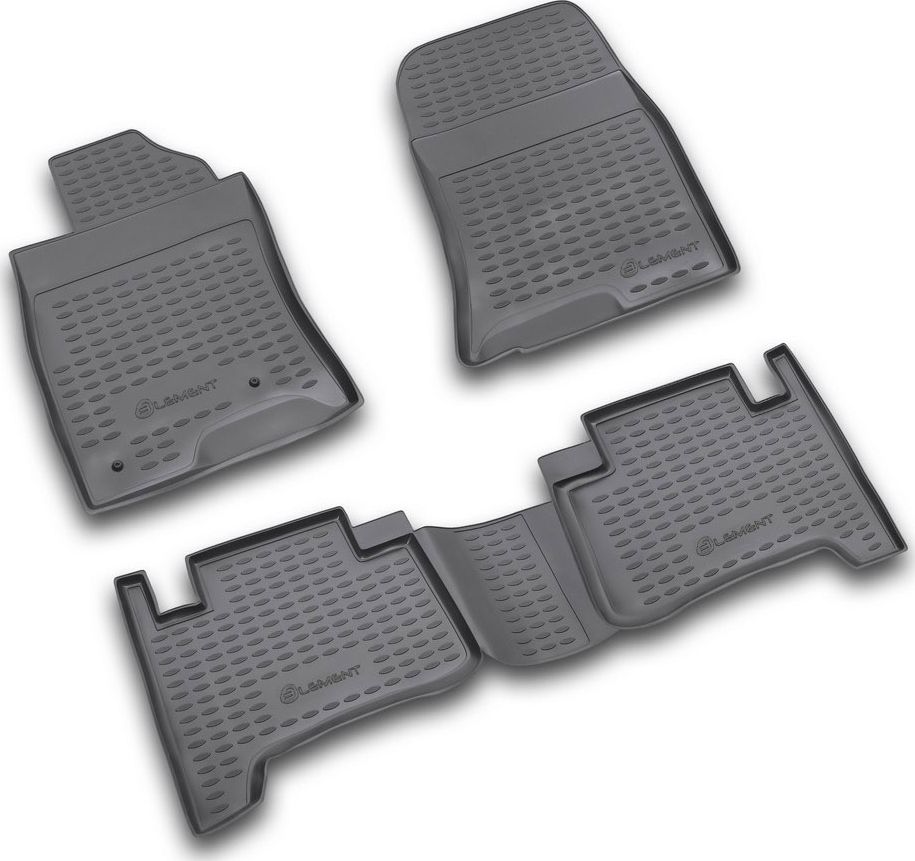 Коврики Element для салона Toyota Land Cruiser Prado 120 2002-2009 СЕРЫЕ. Артикул NLC.48.01.211k
