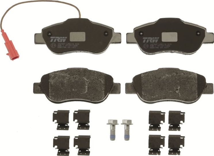 Тормозные колодки TRW COTEC. Артикул GDB1746