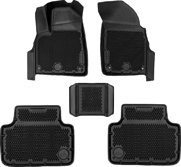 Коврики 3D Delform Premium Ромб в салон Audi Q8 2018-2026. Артикул EVS2301