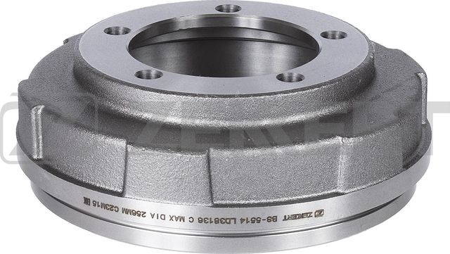 Тормозной барабан Zekkert задний для Ford Transit VII 2006-2014. Артикул BS-5514