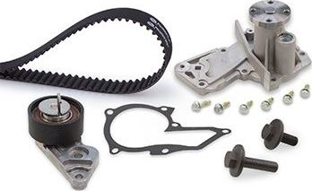 Помпа (водяной насос) с комплектом ремня ГРМ Gates PowerGrip® для Ford Fiesta V 2004-2005. Артикул KP25433XS-2