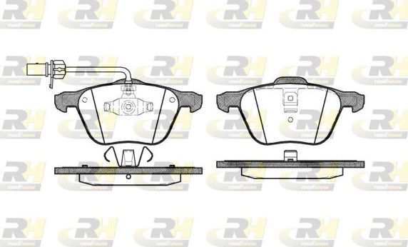 Тормозные колодки RoadHouse передние для Ford Galaxy I 1995-2006. Артикул 2836.02