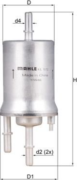 Топливный фильтр Mahle для Volkswagen Jetta V 2005-2010. Артикул KL 572