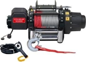 Лебёдка электрическая COMEUP Walrus 22000lbs 9980 кг 24В (влагозащищенная, стальной трос). Артикул 282210