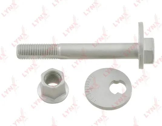 Болт подвески эксцентриковый (комплект с гайкой  шайбой) SSANGYONG Actyon I 05-10 / Kyron 05-14 / Re (Lynxauto). Артикул fs-1208