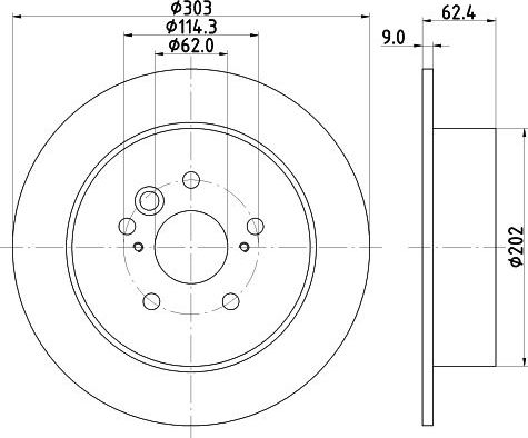 Тормозной диск Nisshinbo. Артикул ND1004K
