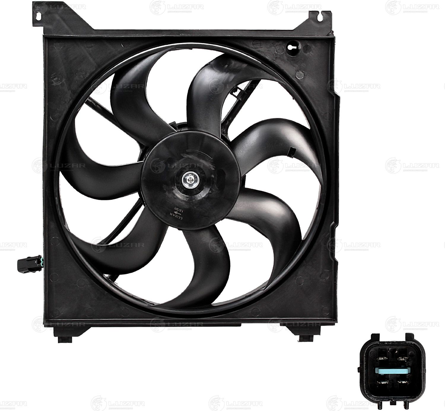 Вентилятор радиатора двигателя Luzar. Артикул LFK 0805