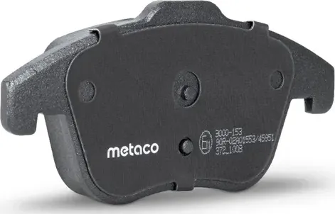 Колодки тормозные передние к-кт (Metaco). Артикул 3000153