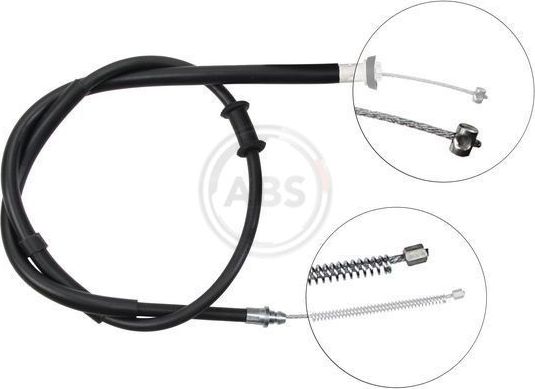 Трос ручника (тросик ручного тормоза) ABS. Артикул K16937