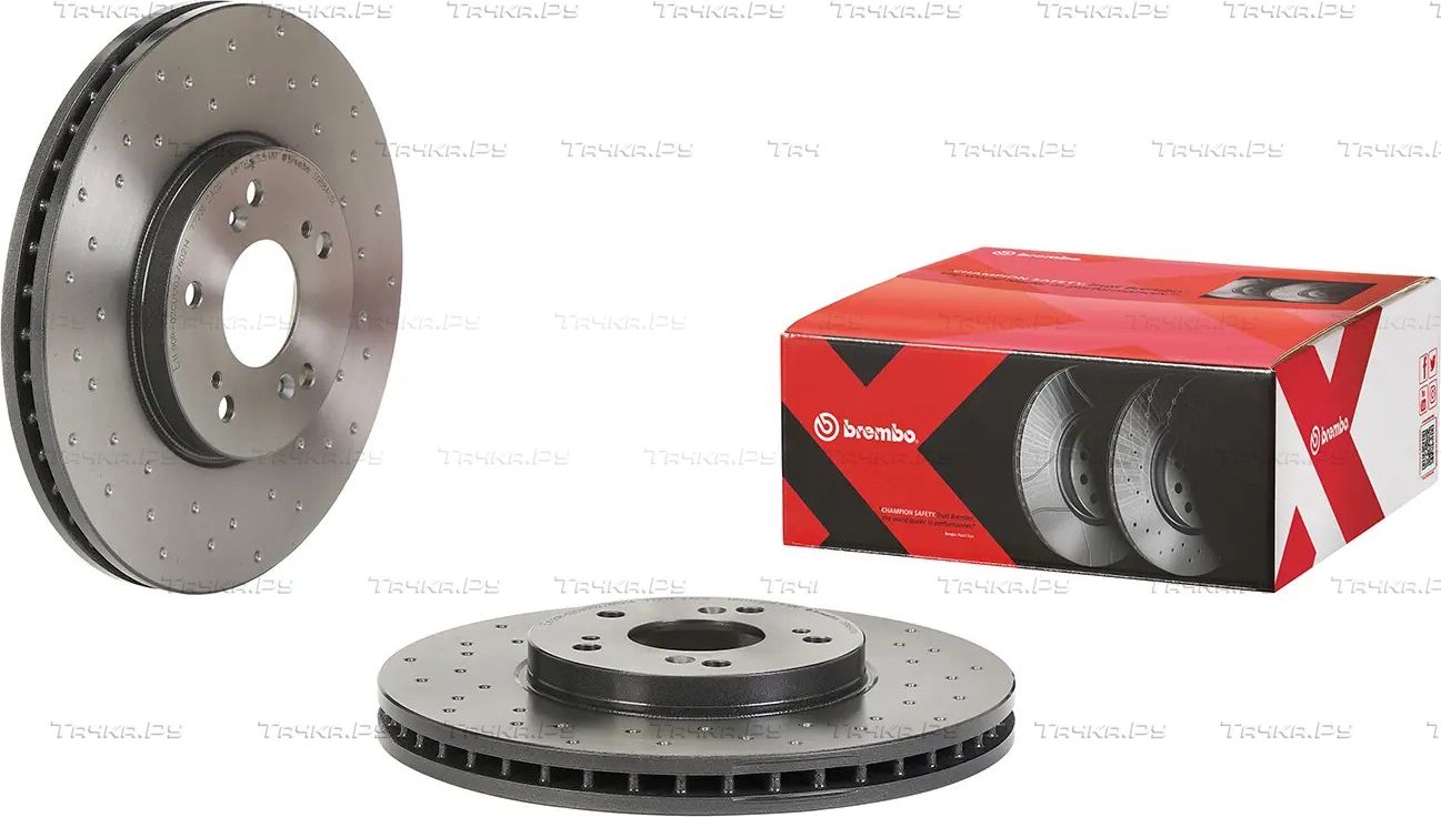Тормозной диск Brembo XTRA LINE - Xtra передний для Acura TSX II 2010-2014. Артикул 09.8840.1X
