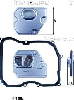 Фильтр АКПП Mahle-Knecht для MINI Roadster R59 2011-2015. Артикул HX 169KIT