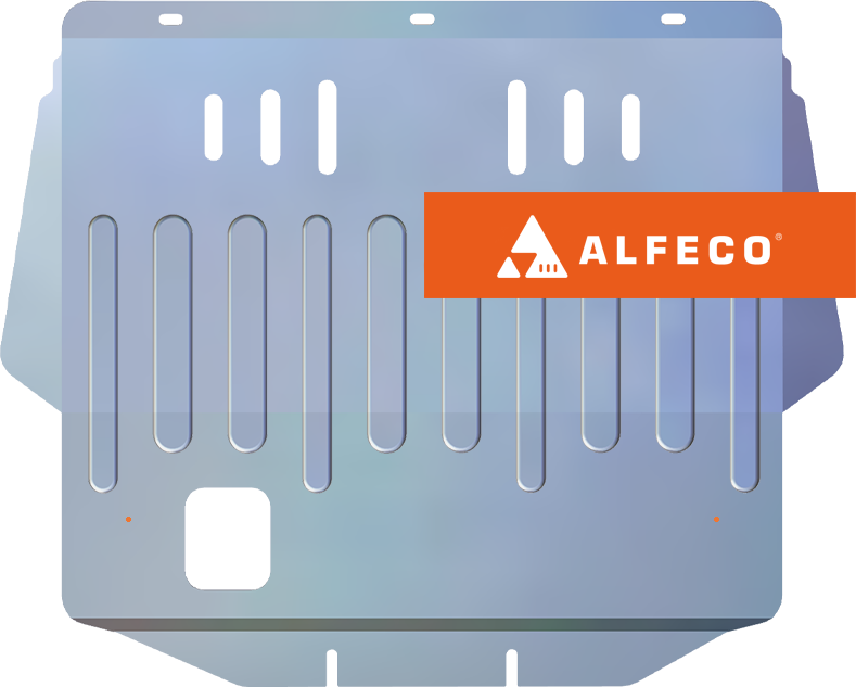 Защита алюминиевая Alfeco для картера и КПП Daewoo Орион М-1 (Донинвест) 1997-2001. Артикул ALF.04.05al
